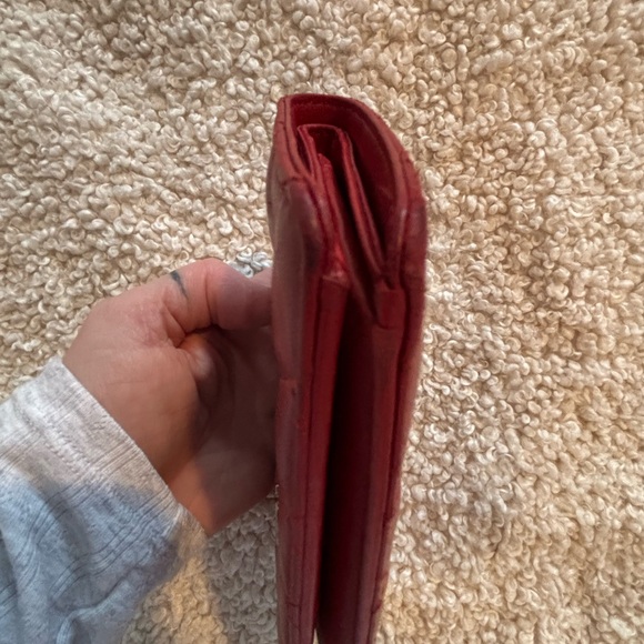 CHANEL Quilted Red Wallet - Picture 11 of 16